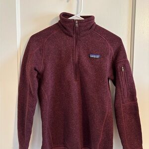 Patagonia Maroon/Burgundy Fleece Jacket